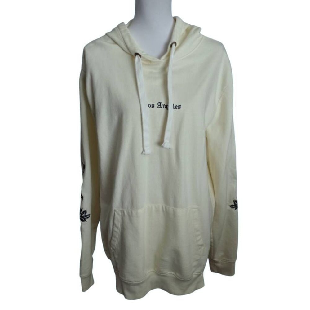 BLIND ROOSTER IVORY & BLACK HOODIE SZ.XL EUC.